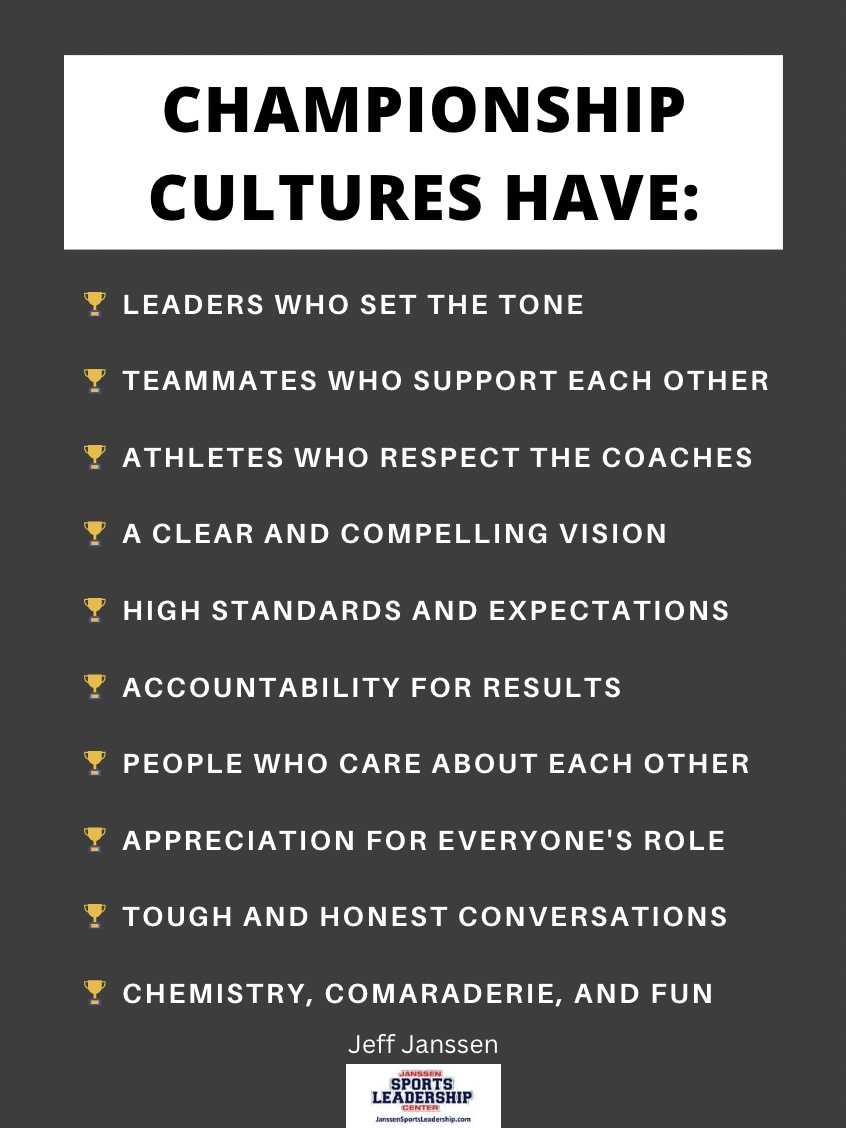 CHAMPIONSHIP CULTURES
#CultureWins 🏆