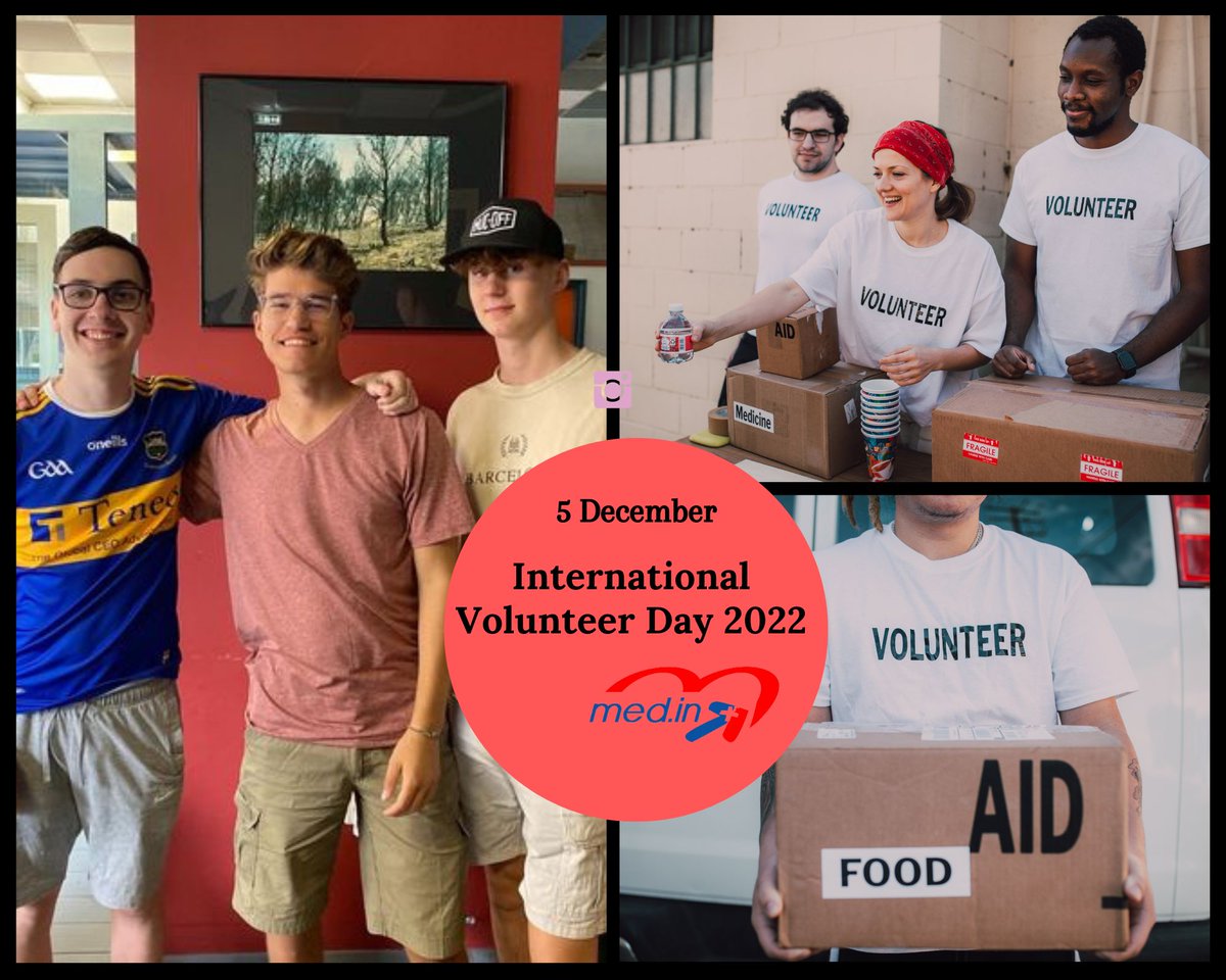 📍5 December #InternationalVolunteerDay2022 
🥇We honor the invaluable #contribution &amp; altruistic acts of all #volunteers.
👉 Learn how you can become a volunteer &amp; #support our work medin.gr/support/

 #medin #unaccompaniedminors #VolunteersDay #TogetherActNow