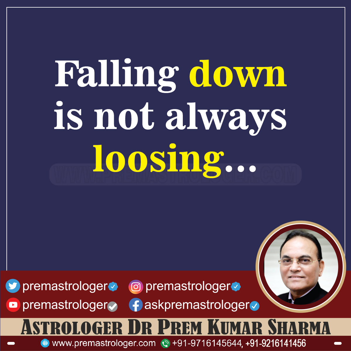 'Falling down is not always loosing'.

#GoodmorningTwitter
#सुप्रभात 
#Tuesdaymorninglive
#TuesdayVibes 
#Tuesdaymotivations
#Tuesdaymorning 
#TuesdayThoughts