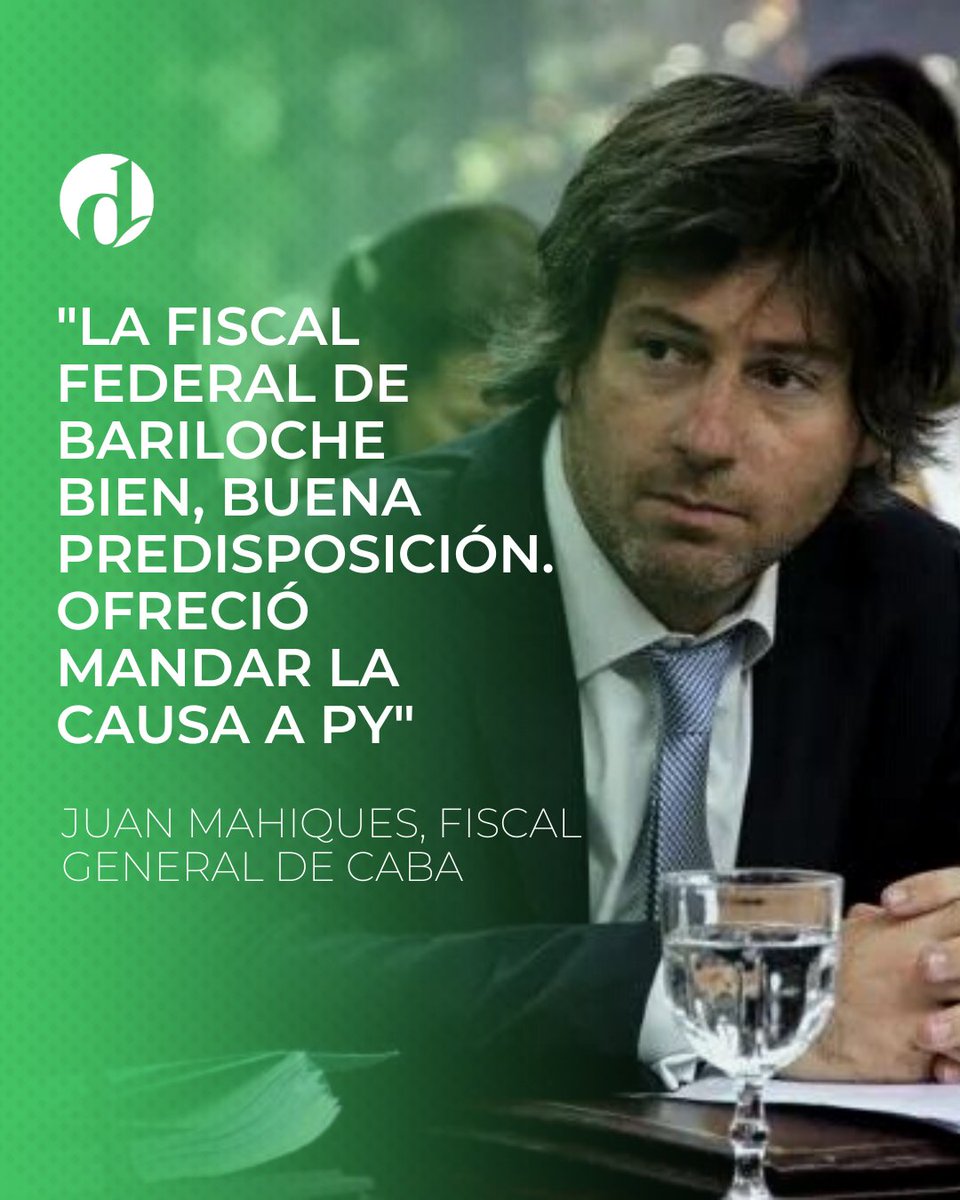 eldestapeweb's tweet photo. ⭕ #LosJuecesDeClarin | Juan Mahiques, fiscal general de CABA, sobre la fiscal federal de Bariloche: "Ofreció mandar la causa a Py o, en su defecto, pedir que nosotros aportemos o ella pida a la empresa las facturas del vuelo y eventualmente del hospedaje con los denunciados". https://t.co/jWm9US1kE9