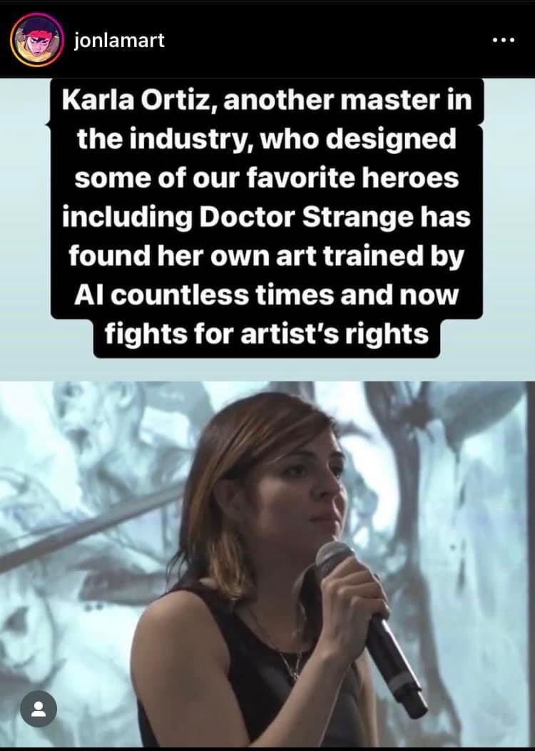 yugenillustrate's tweet photo. So AI generated art has been an increasing source of concern for several artists for quite awhile now, and this is one of many reasons why no artist is happy about AI programs ‘producing’ artwork. (1/2)
#artwork #art #merethoughts #dailydose #aiartwork https://t.co/IDyp8qL3fo