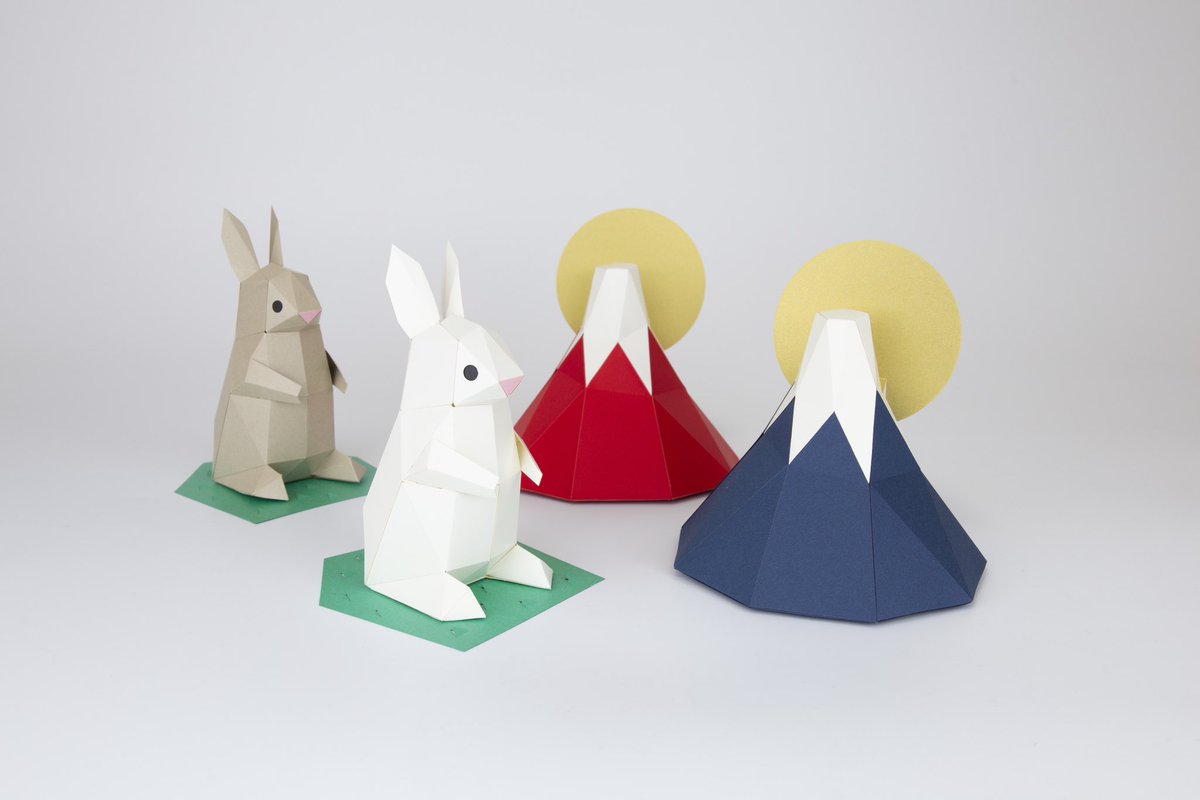 bog_craft's tweet photo. ⁡KAKUKAKU NEWアイテム TINYうさぎ、富士山が発売になりました！
⁡
毎年人気のTINY干支シリーズとしてうさぎ、そして達磨に続き縁起物として富士山がそれぞれ2色展開でラインナップ。
⁡
お好きな商品をお選びいただき、組み立て後はインテリアとしてお楽しみください！

#kakukaku #bogcraft
⁡ https://t.co/I20950G8qc