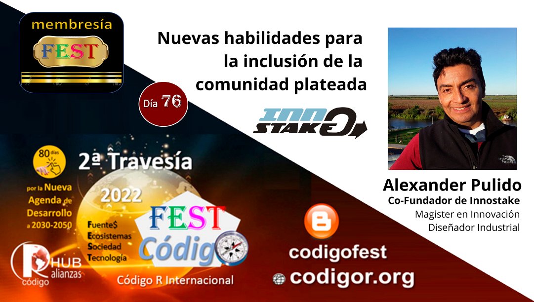 Alexander Pulido Marín comparte "Nuevas habilidades para la inclusión de la comunidad plateada" en la última semana de la 2a FEST. La transformación digital exitosa, comienza con el conocimiento individual (alfabetización TIC) ... youtube.com/watch?v=wtUQvD…