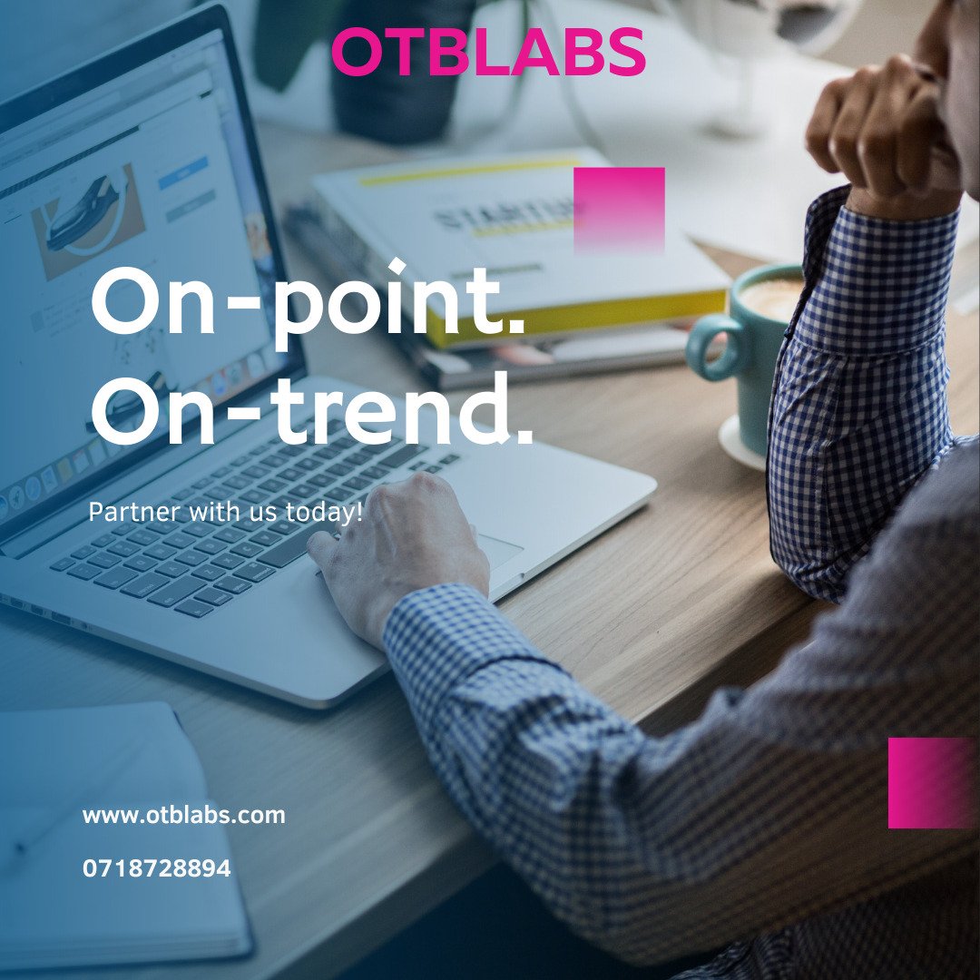 otblabs_ke's tweet photo. Stay ahead of the game with the best. Best solutions to keep you on-point and first on trends. Talk to out team of experts today for custom technological solutions for your enterprise.
Visit https://t.co/HdCHH4Q9On and get in touch, we get building 🚀
#OnlyTheBest #business https://t.co/fRYJ8Dor4p