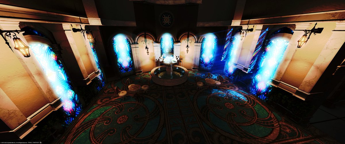 LinHousing_love's tweet photo. Gaia/Bahamutエンピ19-12
「Castle」
L個人宅を代行しました✨
ステンドグラスに心を奪われてしまうかも。
撮影したくなるところもりだくさん📸ひとりでも友人とでも、たくさん撮ってくださいっv
#FF14ハウジング #FF14housing #FF14 #LinHousingDesign https://t.co/eEESADIoFN