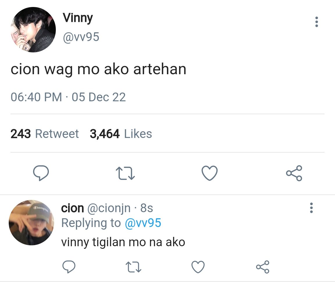 Filo #Taekookau Where In..

Vinny ( Kth ) And Cion ( Jjk ) Are Always Coming At Each Other'S Neck. 556