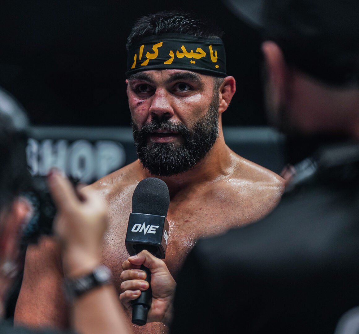 This man is unstoppable in the cage.

#AmirAliAkbari