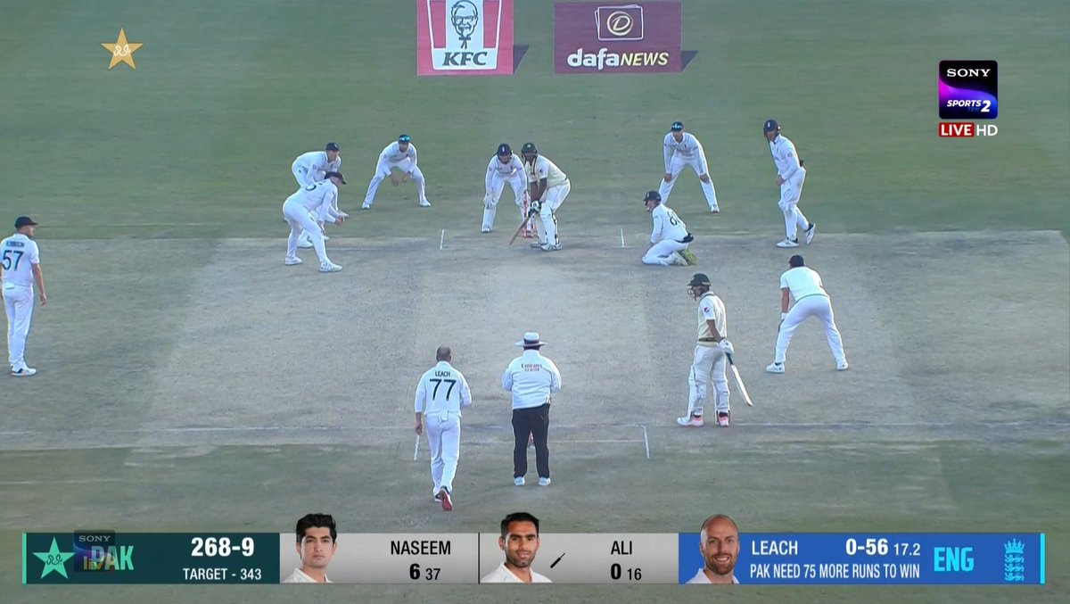 Mufaddal Vohra on Twitter "Amazing scenes in Rawalpindi Test cricket