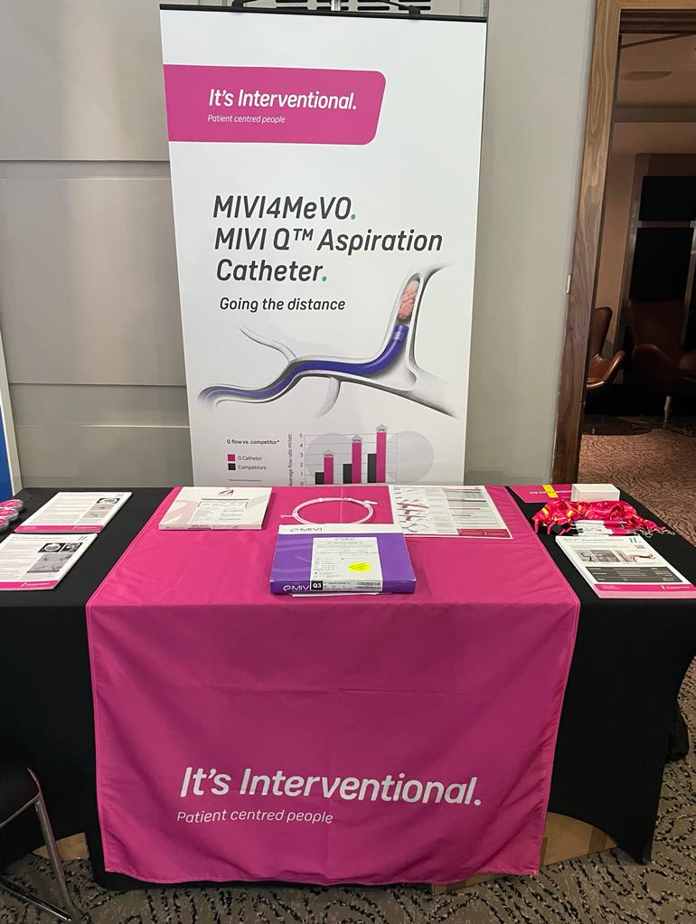 its_whoweare's tweet photo. We're at #BARTSBRAINConference this week, pop along to our stand to learn why the @MiviNeuro Qโข Aspiration Catheter the most powerful choice to treat medium vessel occlusions #Neuroradiology #MIVI #thrombectomy #BRAIN2022 @brainconferenc1 https://t.co/IvWJ0ONiUv