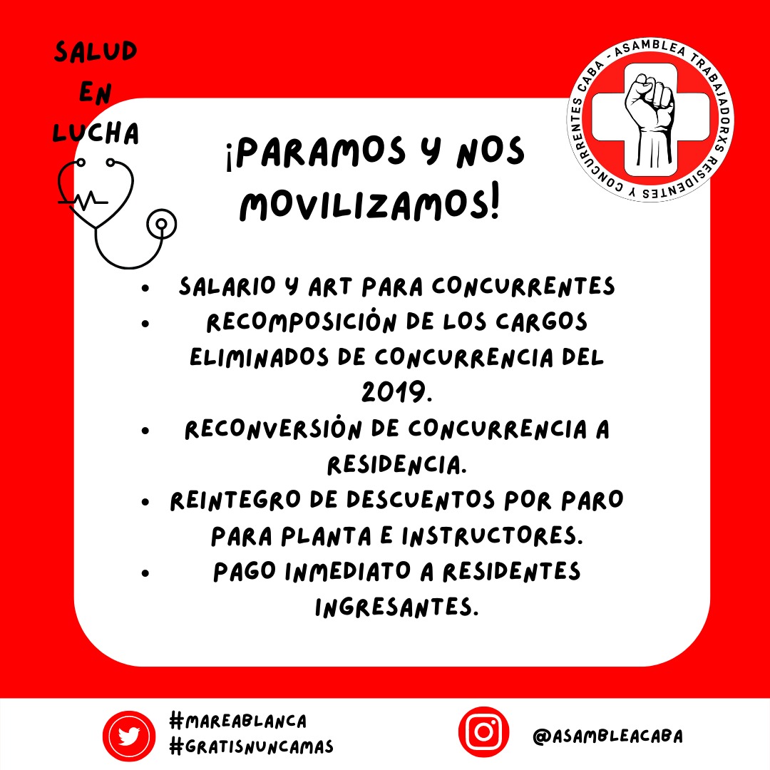 El día de hoy se continua la lucha movilizando a Monasterio a la Mesa Técnica

#gratisnuncamas