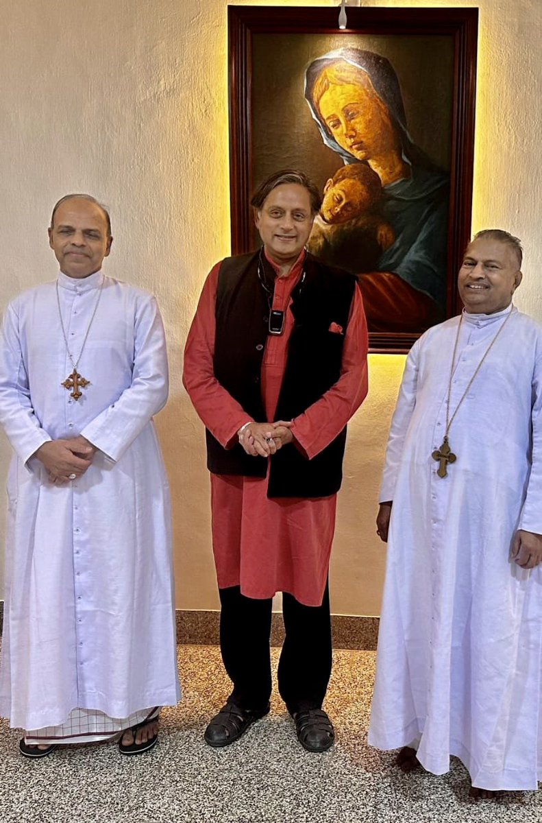 Shashi Tharoor On Twitter Began Saturday With A Visit To Bishop s 