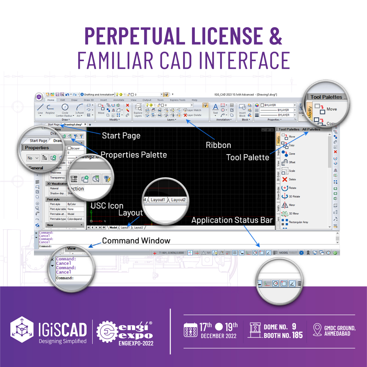 igis__cad's tweet photo. Tired of Subscription-Based Licenses? 𝐈𝐆𝐢𝐒 𝐂𝐀𝐃 comes with its perpetual licensing Policy &amp; Familiar CAD Interface at 𝐄𝐧𝐠𝐢 𝐄𝐱𝐩𝐨 𝟐𝟎𝟐𝟐.

#IGiSCAD #CADSoftware #2DDrafting #3DModelling #PerpetualLicense #FamiliarCADInterface #engiexpo2022 
 
@engiexpo https://t.co/cq6ASF6nFc