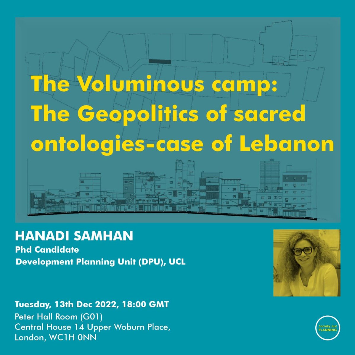 Hello everyone! Our next seminar is on its way!
This time we'll have @hanadi_samham presenting her research about The #geopolitics of sacred ontologies in Lebanon.
#planning #london #thebartlett #cities #phd #phdlife #research #lebanon #ucl
#dpu eventbrite.com/e/the-volumino…
