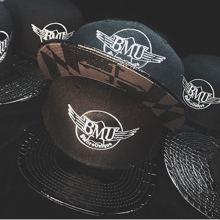SL1M3T1M3's tweet photo. Back when I used to hand paint all the hats and drop 1/1 Merch! Before #NFTs #bmoreunique https://t.co/J1u9kbogDg