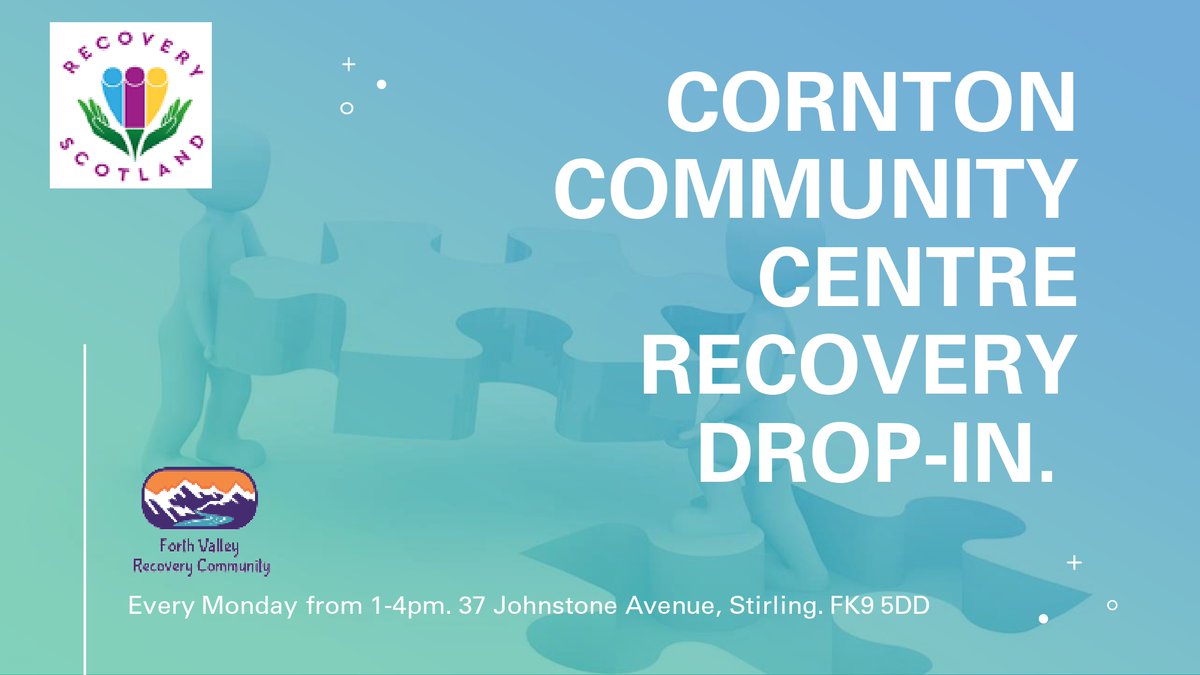 SFADForthValley's tweet photo. @SFADForthValley will be attending the new @FVrcvrycmmnty drop-in in Corton, today... See you there, from 1-4pm! #fvrc #ForthValleyFamilySupport #sfad @LenaSfad @JadeSfad @ScotFamADrugs https://t.co/jRVO9XVxFM