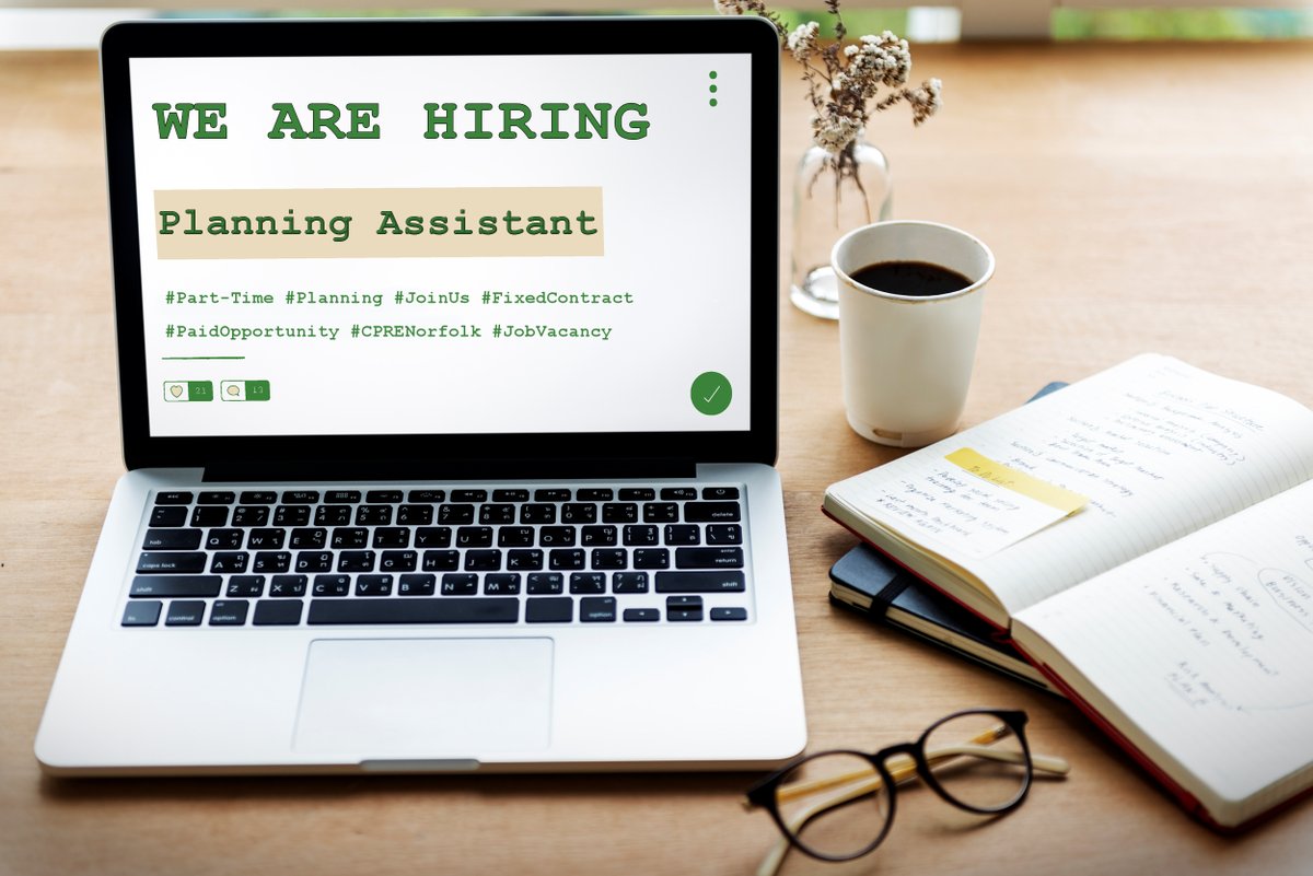 WE ARE HIRING - We are seeking a Planning Assistant (part-time) to join our small team.
14 hours pw. 1 year, fixed-term contract. £23,400 per annum pro-rata (based on a full working week of 37.5 hours).
Visit our website for further information &amp; to apply
cprenorfolk.org.uk/news/join-our-…