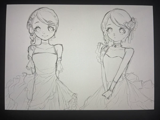 線画ダルすぎてこっから進まない 