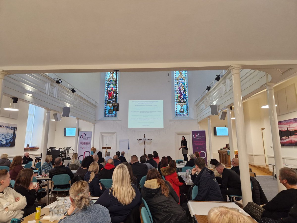 CJAyrshire's tweet image. @Faye_Murfet from @southayradp @sahscp takes to the stage to talk through the @PING_Ayr  Liberation Survery results at the #CommunityReintegration workshop.