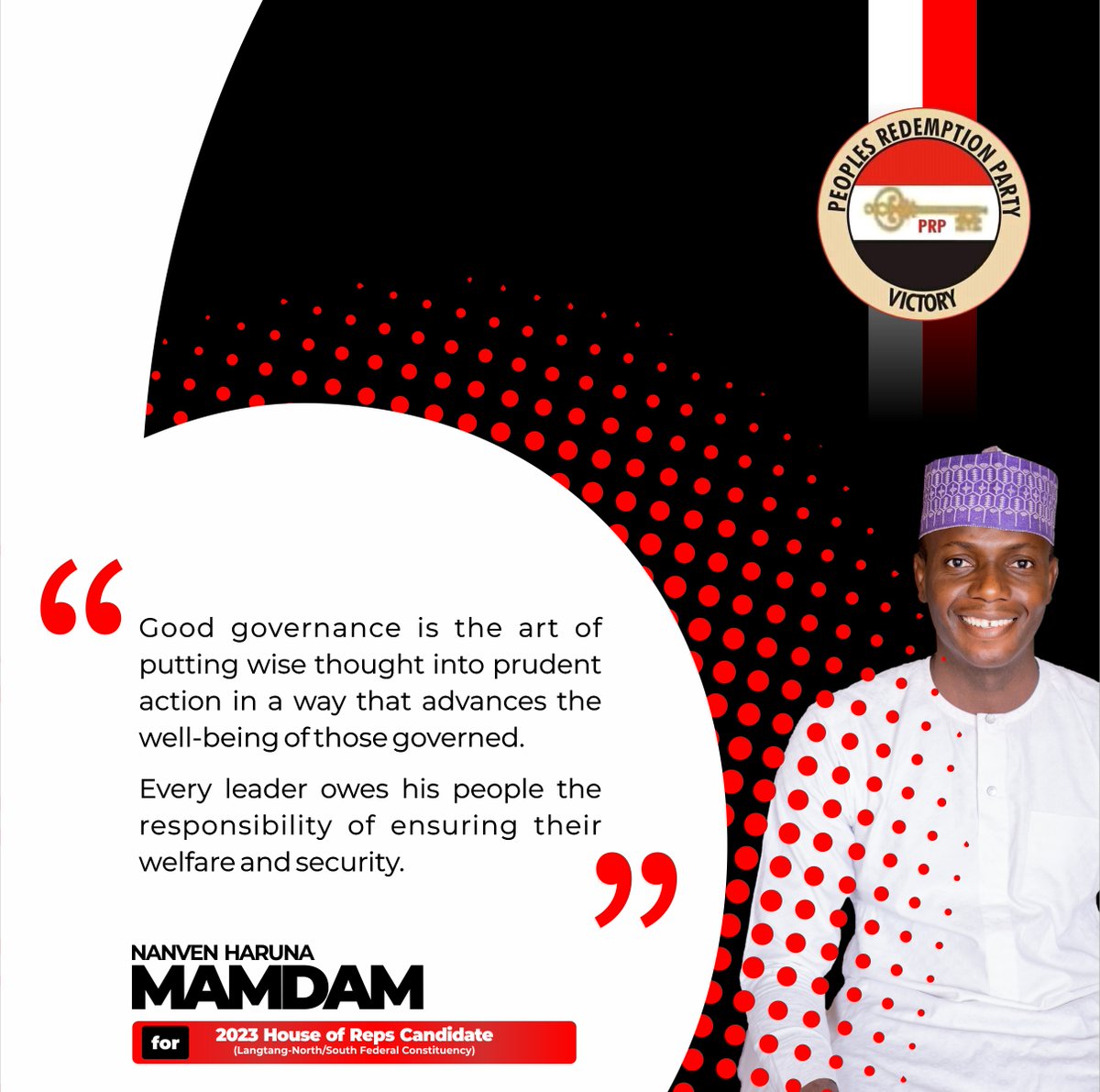 Good governance relies mainly on good leadership. Therefore, to achieve national development, it is our responsibility as a people to select the right leaders.

#mondaymotivation #GoodGovernance #goodleadership #2023ELECTION #twitterfiles
