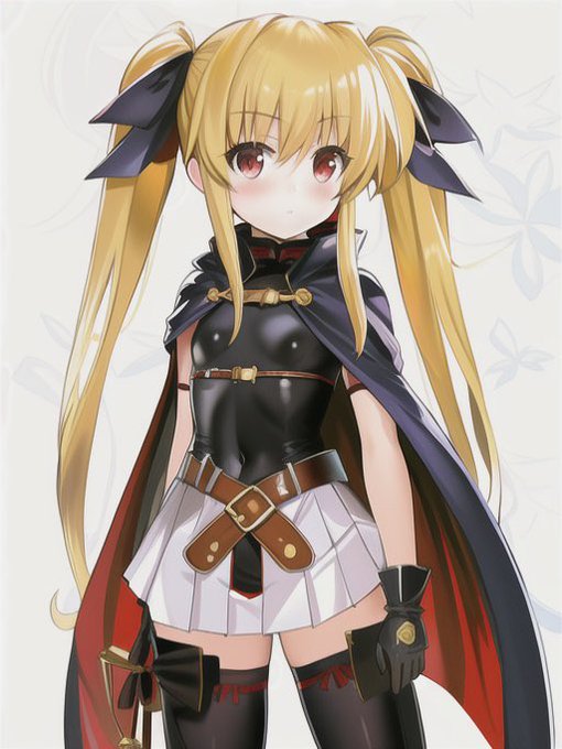 一等賞はこのフェイトちゃんもどきにあげたい、バリジャケの張りつき方があまりにもツボだった 