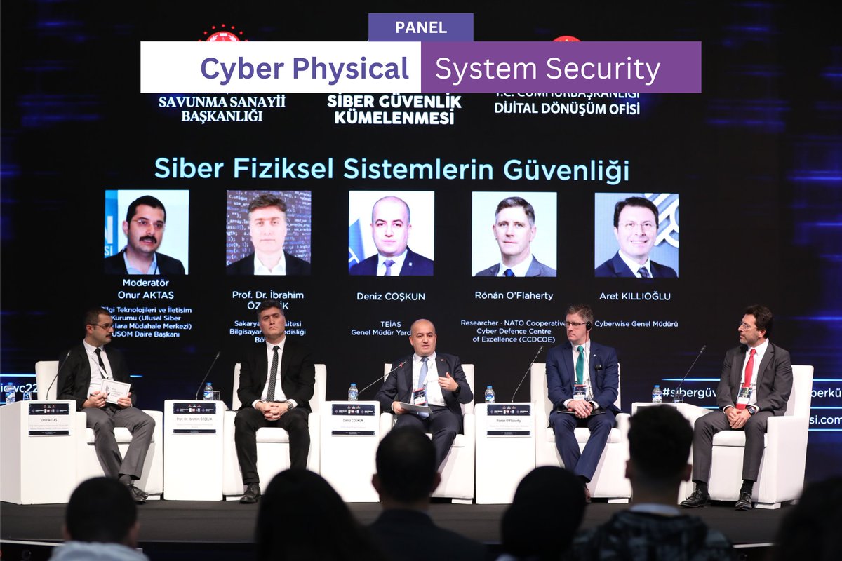 In our "Cyber Physical System Security" Panel, we hosted our special speakers!

Our valuable speakers talked about the activities of their institutions in the field of cyber security. They shared their experiences on how we can build a safer infrastructure together 🗄️⚡