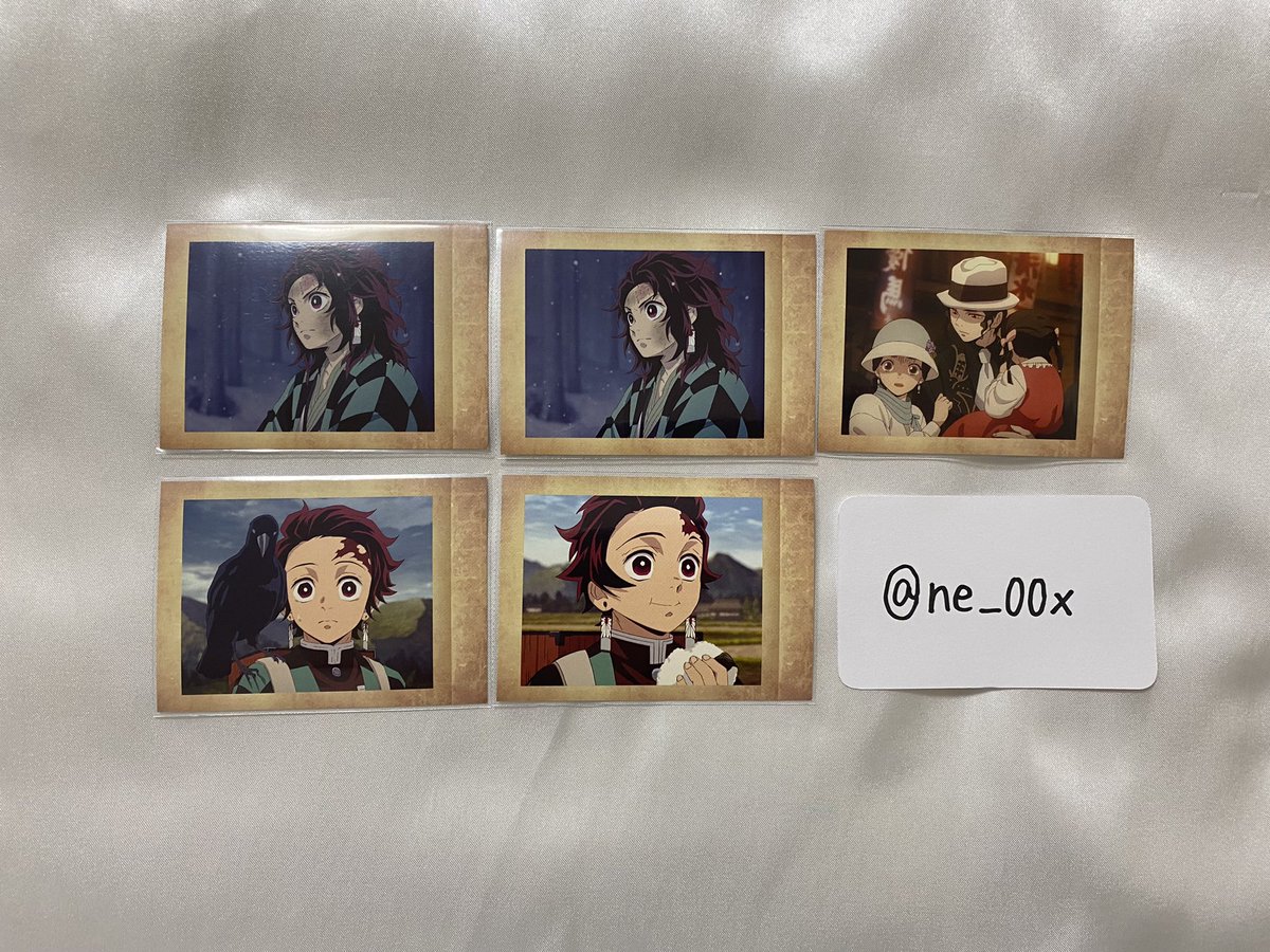 ne_00x's tweet photo. 鬼滅の刃 ぱしゃこれ 其ノ壱 其ノ肆 遊郭編 交換

譲 ）竈門炭治郎 我妻善逸 嘴平伊之助 宇髄天元 堕姫 煉獄槇寿郎 鬼舞辻無惨

求 ） 伊黒小芭内 神崎アオイ

✧ プロフカード必読です ✧
✧ 郵送での取引になります ✧

お気軽にお声掛けください. https://t.co/VJv9x1sCmv