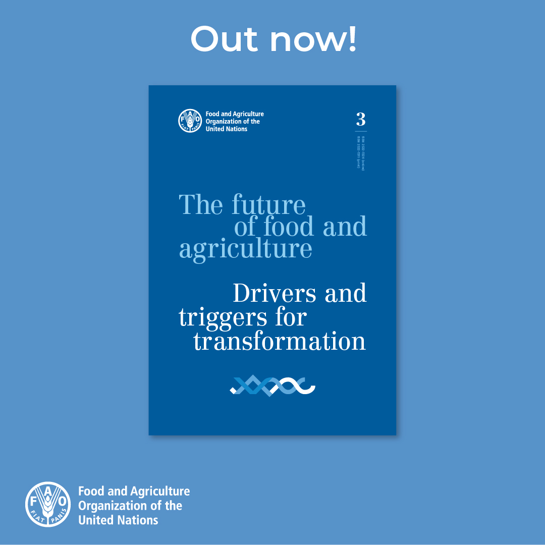 Our 🆕 Future of food and agriculture report 2022: Drivers and triggers for transformation is out today

Download your #FOFA2022 report👇

📘  doi.org/10.4060/cc0959…