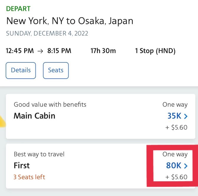 alohamiler's tweet photo. ニューヨークからの長時間のフライトのお供はワンワールド塗装機のJALファーストクラス✈️

アメリカン航空マイルで8万マイル
燃油サーチャージなしで諸税5.60$

今年は🇯🇵JAL2回🇶🇦カタール1回と
アメリカンマイルでファーストクラスにお世話になり感謝🙇‍♂️

#ファーストクラス　#JAL https://t.co/eA1FttNXnf