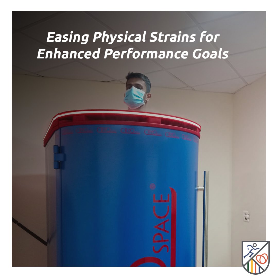 abtpindia's tweet photo. Herein, cryo space recovery is being provided to the boxers from Sawai Mansingh Stadium before the All India Inter University Boxing Championships. This will help to relieve muscular pains and increase overall energy levels too.
#ABTP #athlete #jaipur #rajasthan #cryospace https://t.co/I4YBk1Eol6