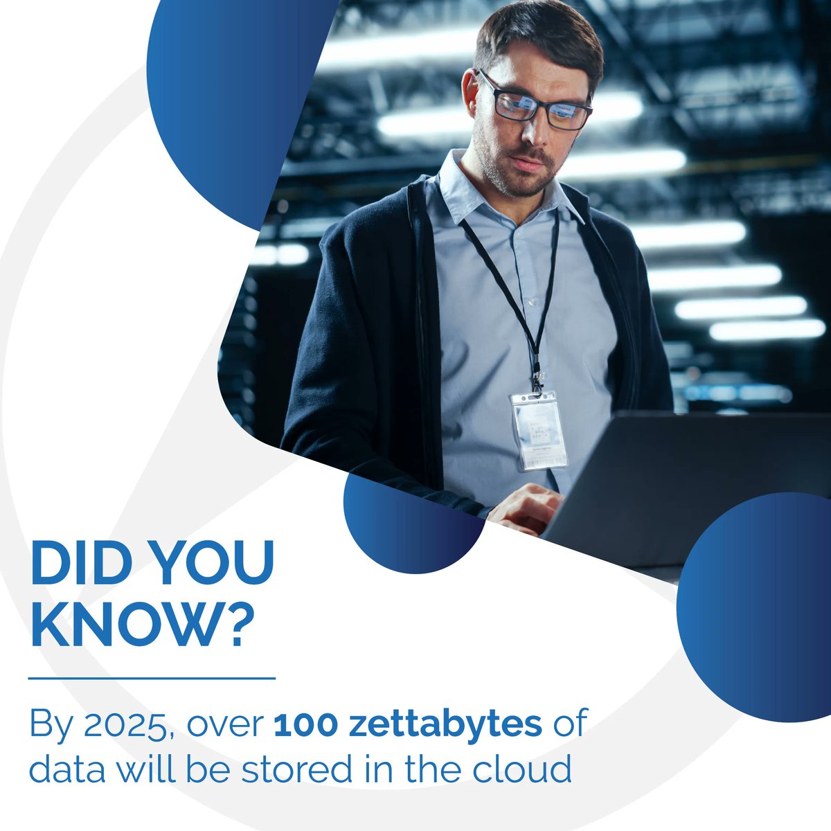 AllteksIT's tweet photo. Did you know this ❓

To put this in perspective, a zettabyte is a billion terabytes (or a trillion gigabytes)...

#WeAreAllteks #Data #ITSupport #ITSolutions https://t.co/35bs6qMzs4