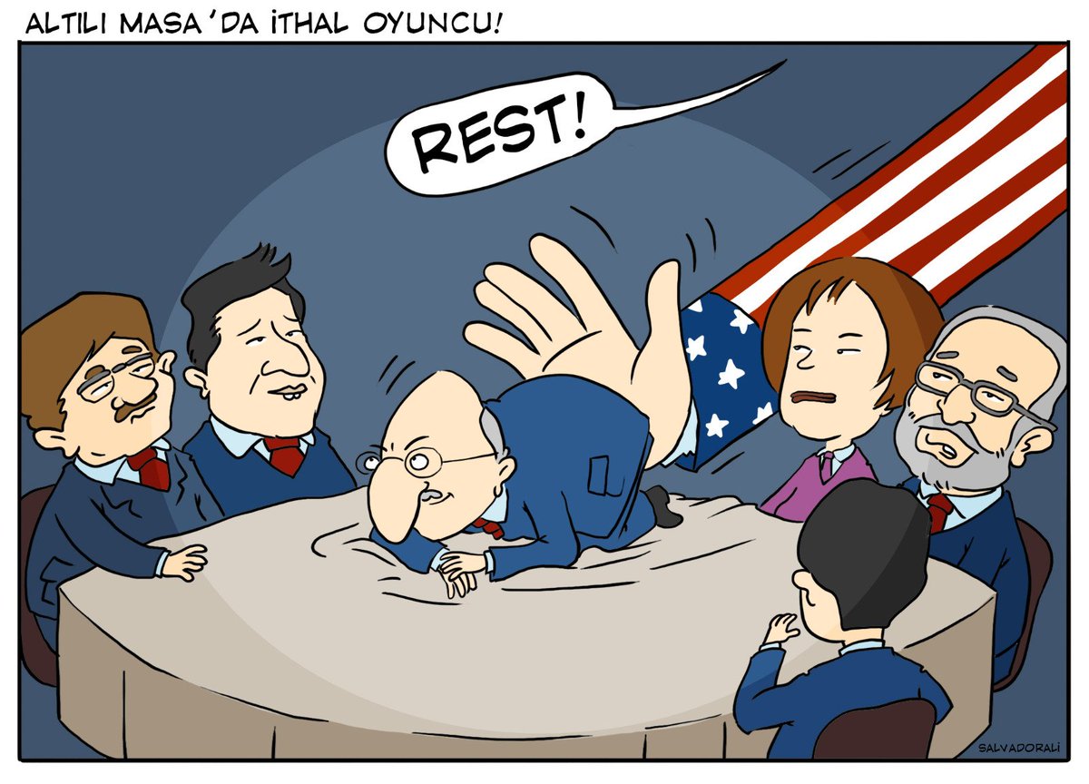 salvadorciziyor's tweet photo. Altılı Masa, ithal oyuncu kozunu oynadı. https://t.co/SJxyN3kbVU