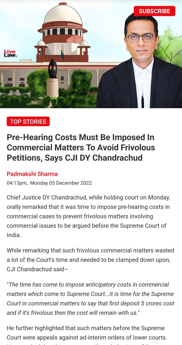 Pre-hearing costs must be imposed in matrimonial cases to avoid misuse of it.
All the maintenance paid till date to be recovered if cases found to be false along with similar punishment as crime.
@Ambar_SIFF_MRA @iwinfairly @itachi_senpai1 @kedianirmal26 @GemsofMales @realsiff