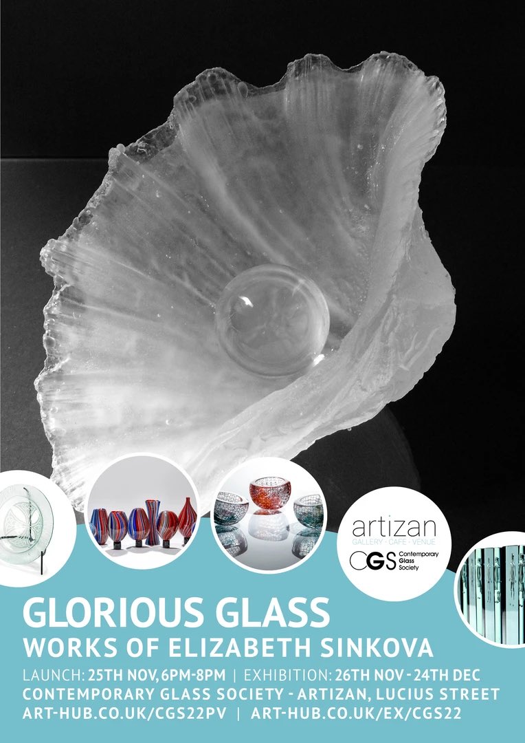 Great exhibition <a href="/ArtizanGallery/">Artizan Gallery</a> featuring <a href="/sinkova_glass/">Elizabeth Sinkova Glass</a> 💖#glassart #stainedglass #art #crafts #sculpture