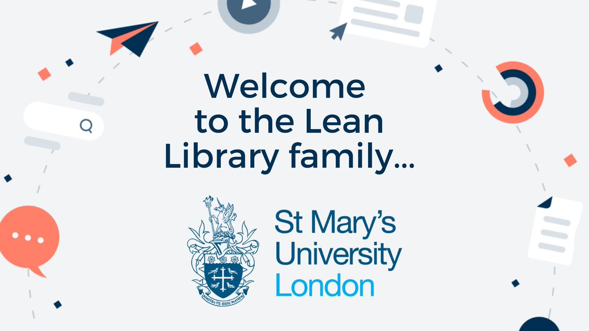 Lean Library (@leanlibrary) on Twitter photo We're excited to share that <a href="/YourStMarys/">St Mary's University</a> library now have Lean Library's #WorkflowforLibguides. 🥳
This means that <a href="/YourStMarys/">St Mary's University</a> students can receive library support in the form of LibGuides at the #pointofneed, and unlock easy access to library-subscribed resources. We're excited to share that <a href="/YourStMarys/">St Mary's University</a> library now have Lean Library's #WorkflowforLibguides. 🥳
This means that <a href="/YourStMarys/">St Mary's University</a> students can receive library support in the form of LibGuides at the #pointofneed, and unlock easy access to library-subscribed resources.
