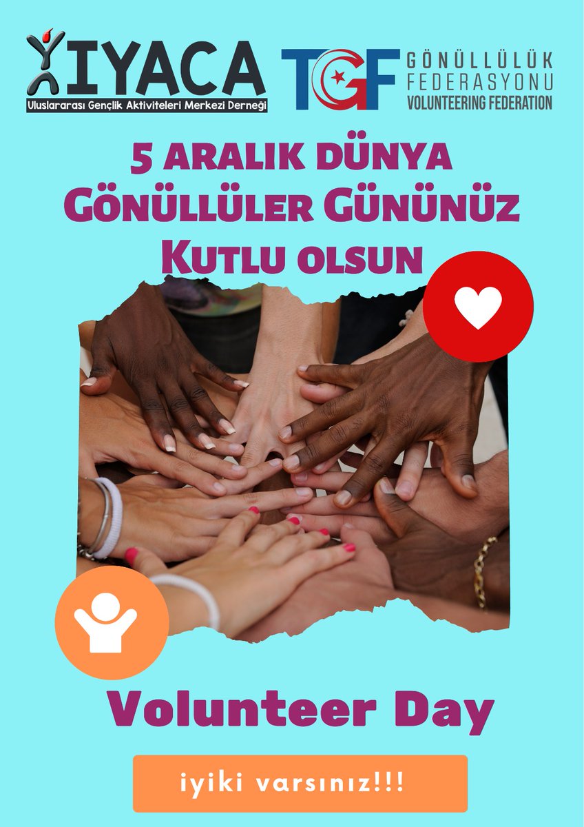 iyacaorg's tweet photo. Dünya gönüllüler gününüzü kutlar, yüzünüzden tebessümün eksilmemesini dileriz!!! İyiki varsınız!!! Siz gönüllülerimiz olmasaydınız bukadar çok fazla  faaliyet yapamazdık.
#gönüllülük #sendegönüllüol
#iyikivarsın #iyacavolunteers #gönüllüol #volunteering  #VolunteerDay 😀🥳💯👏 https://t.co/SDdlhvz4Al