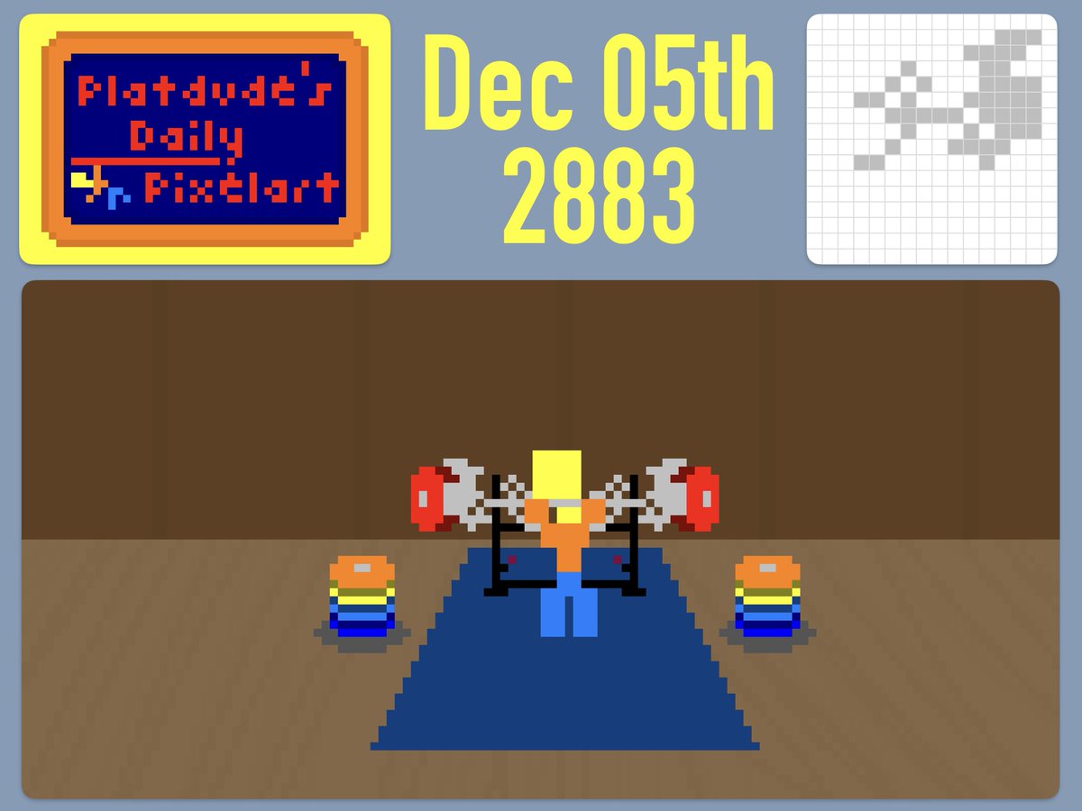 platdude's tweet image. Yeah.  Red!!!
Daily #pixelart at AGameAWeek.com/Pixelart