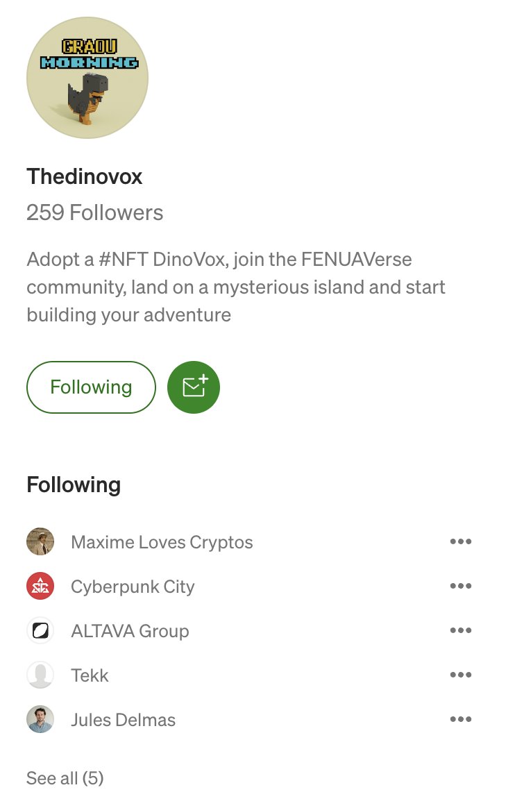 CreamNft's tweet photo. @TheDinoVox @LeJournalDuCoin C'est parti mon dino https://t.co/JDtGDWFhYU