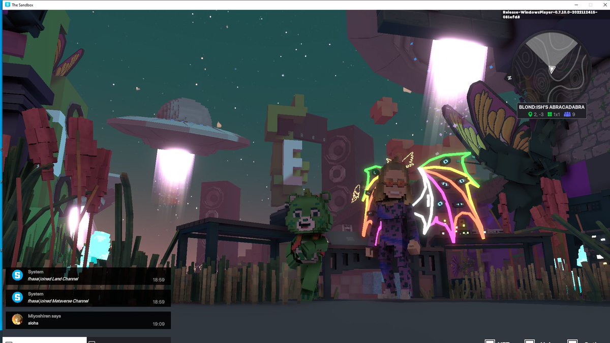 fhasai_2000's tweet photo. @TheSandboxGame @blond_ish 🪄 ABRACADABRA! 🌈 I participated to the @blond_ish dj set! Check out my screenshot: https://t.co/KQ072JimYP