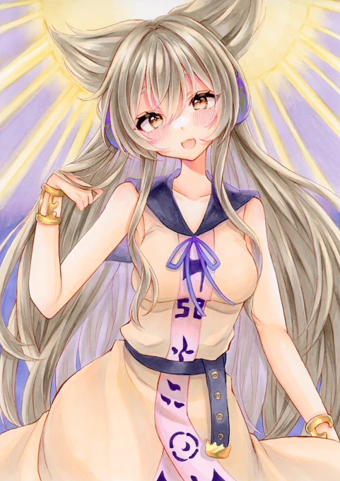 ロングヘア神子ちゃん#東方 #東方Project#豊聡耳神子 