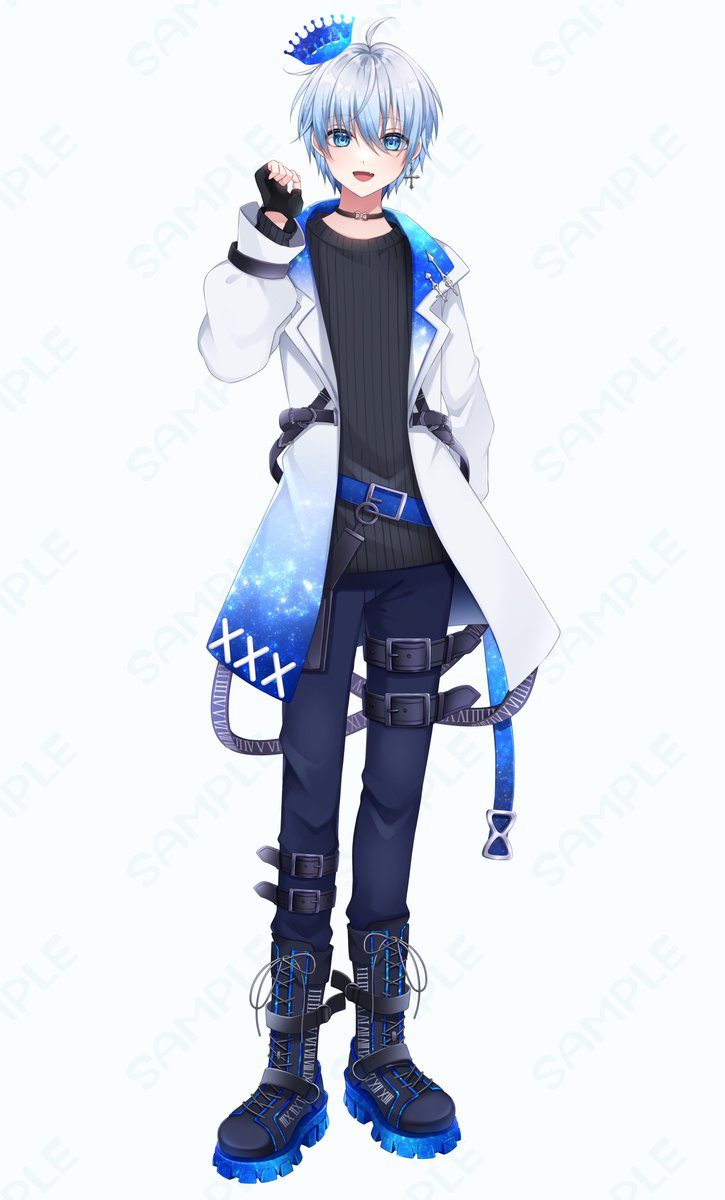 「【お仕事】永久 彼方さん( )のメインビジュアルを描かせて頂きました!元々のデザ」|ささきち🦎シャドウバンにつきサブ垢にいますのイラスト