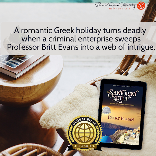 BohanBecky's tweet photo. A  romantic Greek holiday turns deadly when a criminal enterprise sweeps
Professor Britt Evans into a web of intrigue.

Grab your copy of this prize-winning book: https://t.co/eK13uEafTG

#lesbianfiction #lgbtqbooks #booktwt #sherrirosenpublicity @sherrirosen https://t.co/btn5FRilUW