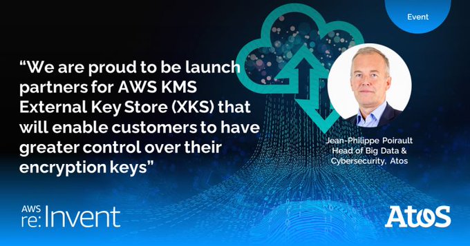 😀 Atos is happy to be part of the AWS #KMS External Key Store...