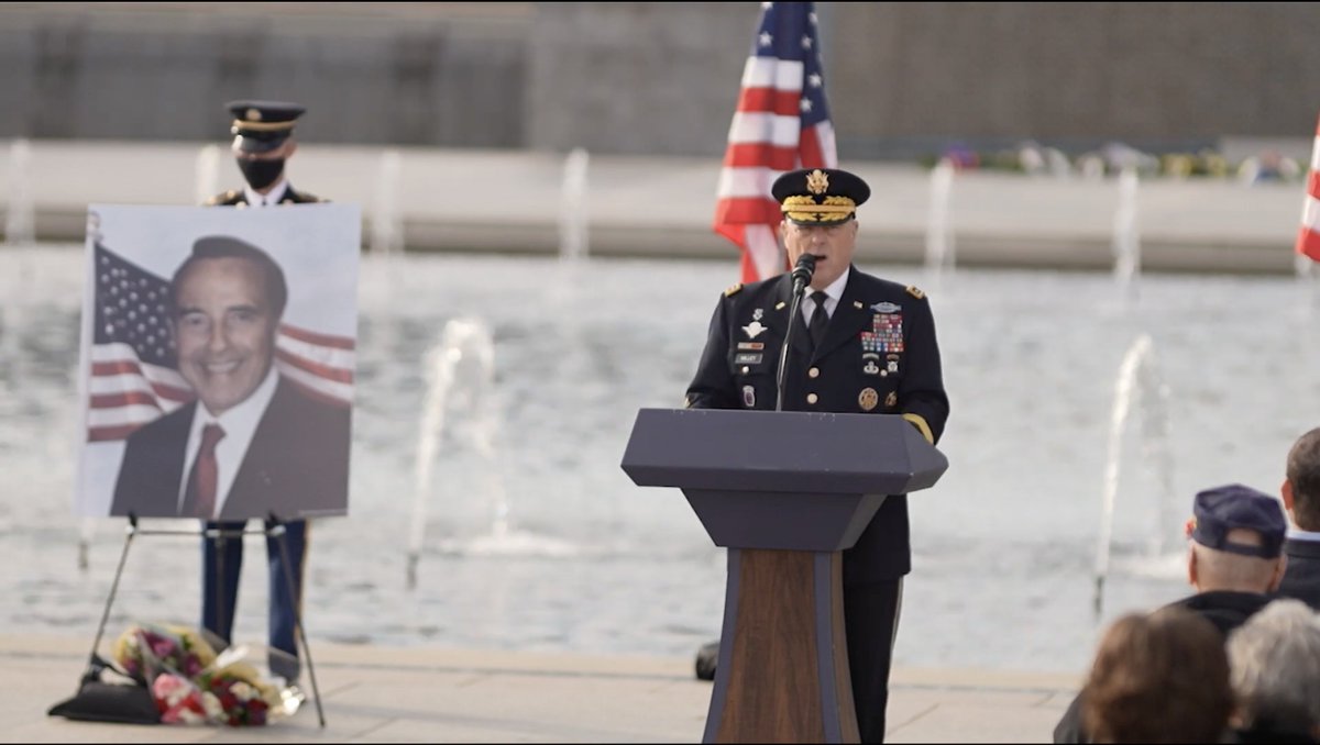 DoleFoundation's tweet image. Today marks one year since the passing of Senator Bob Dole. While we take time today to honor his life through action, we want to share some of the words about him that bring comfort. Take a look. 💙 youtube.com/watch?v=KnsNVi…
