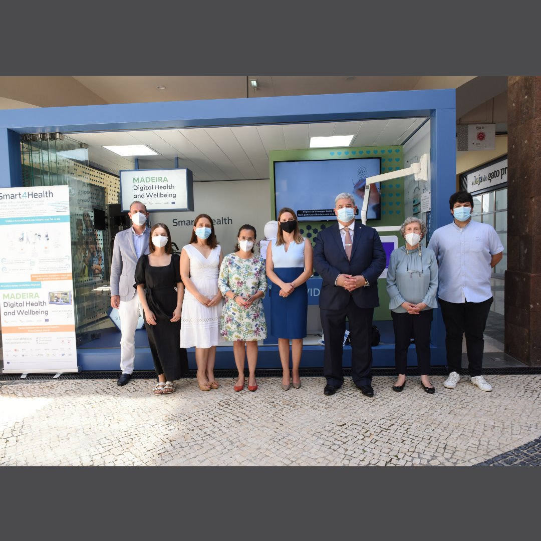 Apresentação da iniciativa e dos projetos financiados pela UE a um membro do Parlamento Europeu. Presentation of the initiative and the EU-funded projects to a European Parliament representative.
📅 10/06/2021 #digitmadeira #smartbear #smart4health #icu4covid #digitalhealth