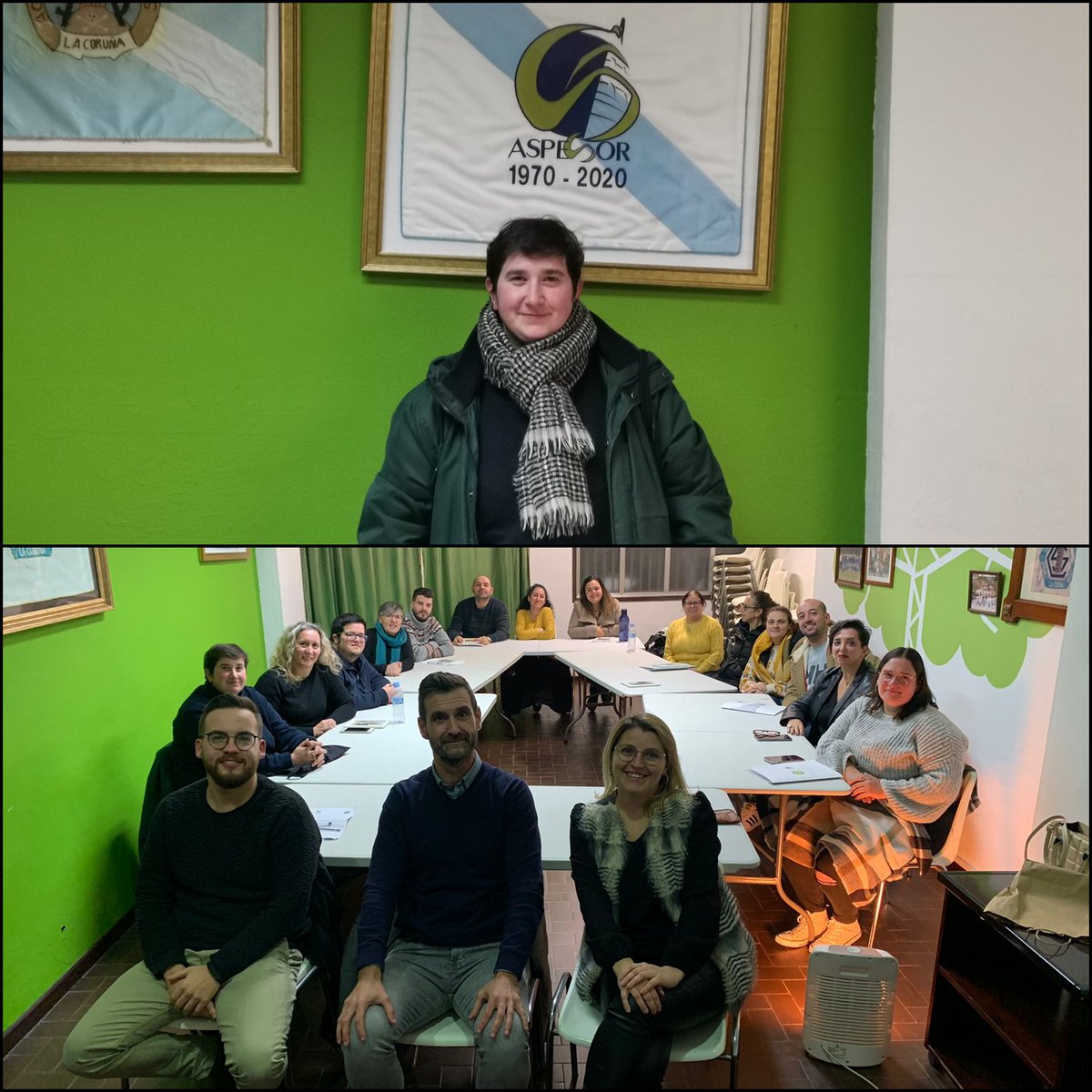 APXPontevedra's tweet photo. 🇪🇸 El pasado nuestra vicepresidenta se desplazó a A Coruña para participar en el Consejo de Asociaciones 2/2022 de la @faxpg, celebrado en ASPESOR. Agradecemos que se organicen estas reuniones tan importantes para el movimiento asociativo. https://t.co/NZH1bxSqDj