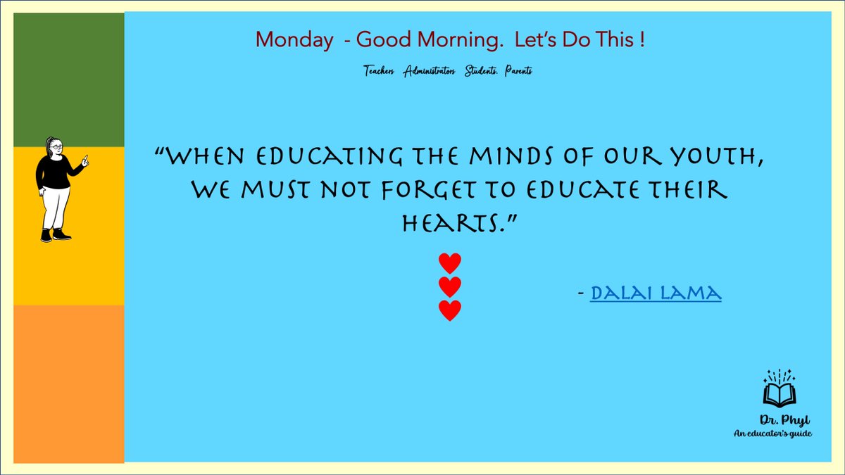 Have a wonderful Monday everyone! #TeachersAreHeroes