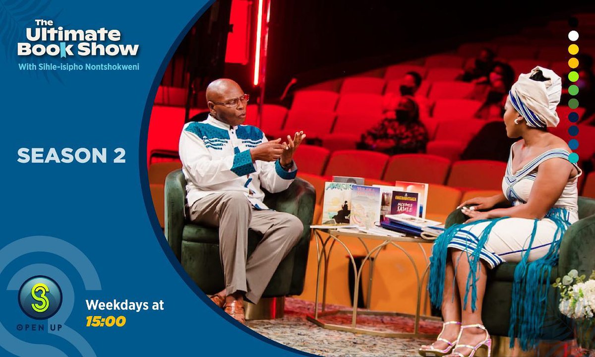 SABC3's tweet image. On @ultimatebook_ at 15:00 with @Ceehl;

Novelist and award-winning writer Professor Ncedile Saule joins our host as they discuss his contribution to the development of the isiXhosa language,a familial culture of storytelling &amp;amp; his journey as an academic.
#S3OpenUp #3xploreSummer