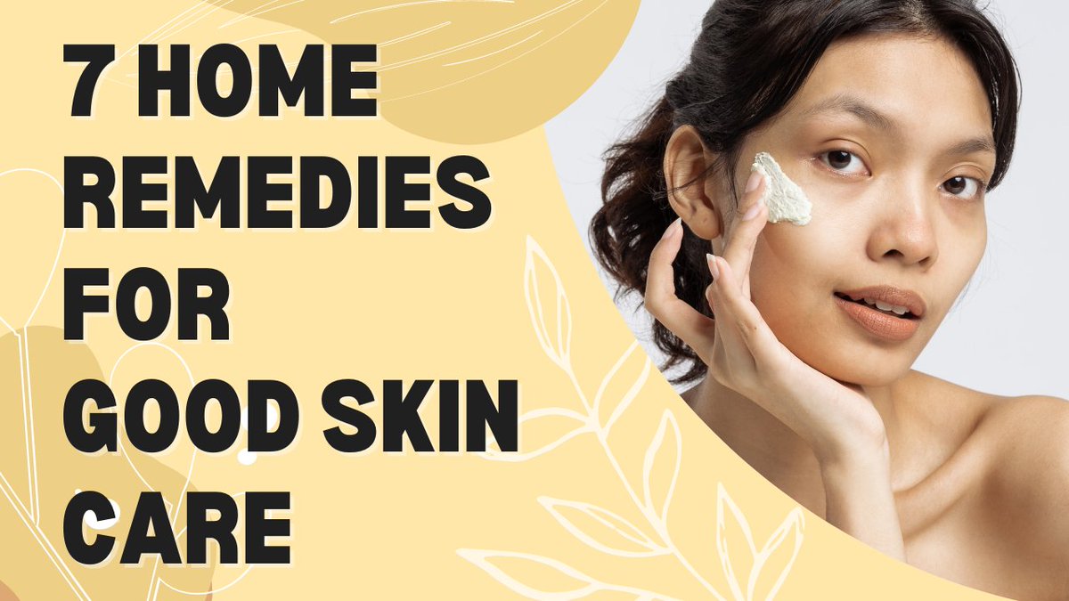 7 Home Remedies For Good Skin Care... #skincare #skincaretreatment #homeremedies #remediesinsider

youtube.com/watch?v=_Cs8RZ…