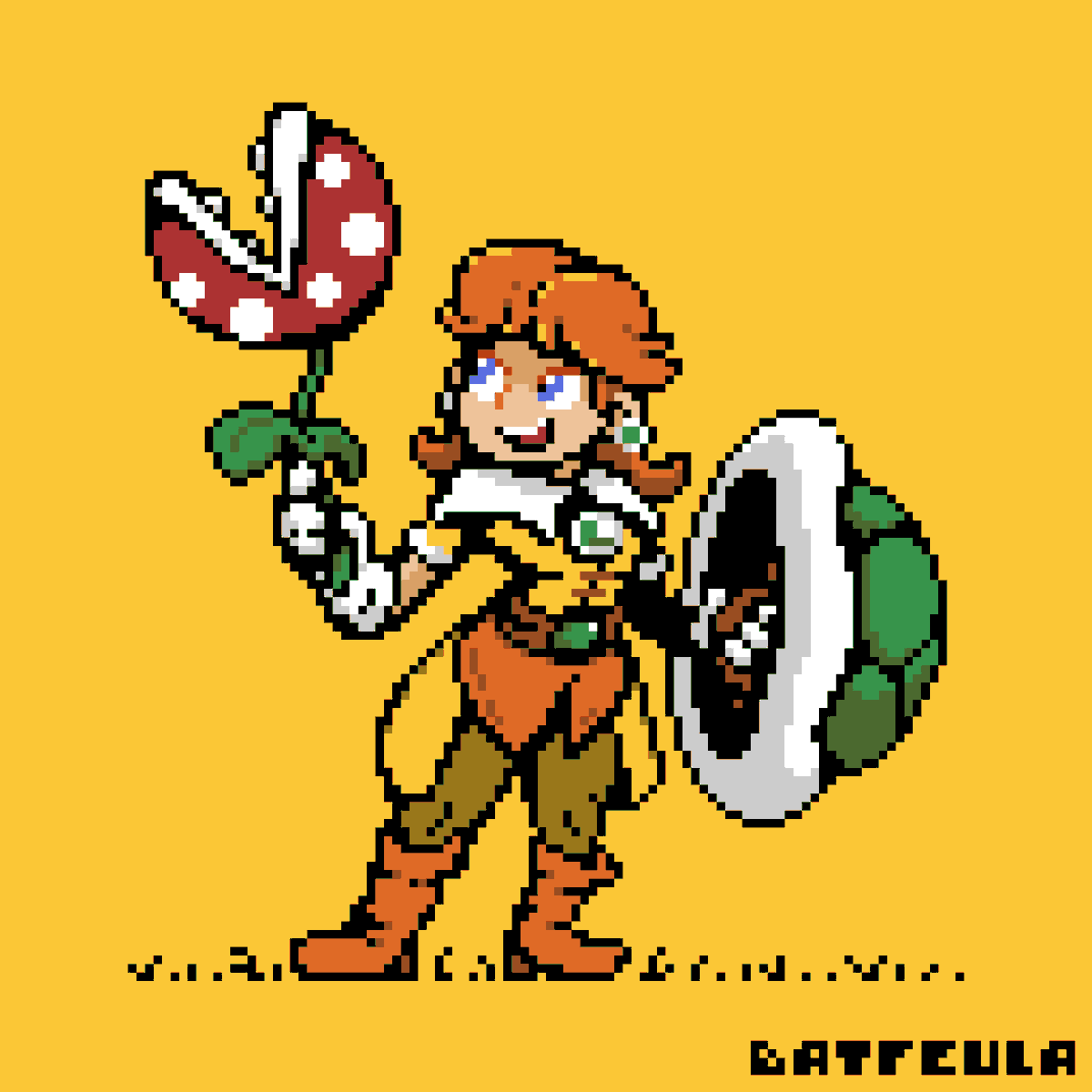 We saw a badass Peach in the trailer, but we all know who the real warrior princess is...