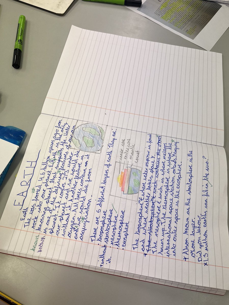 MissLumm's tweet photo. Our new writing book is proving to be a hit! Today, Earth fact files! @MapleCrossJMI https://t.co/nTi6PGvXsc